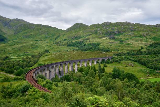 istock The Glenfinnan Viaduct also known as the Hogwarts Express bridge from above 1451082400