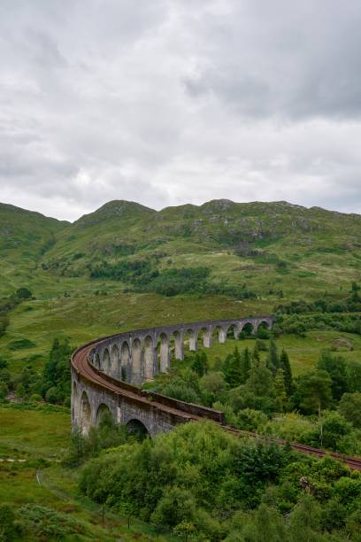 istock The Glenfinnan Viaduct also known as the Hogwarts Express bridge from above 1451082670