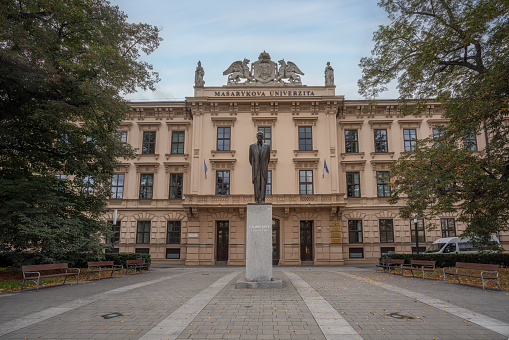 Brno, Czechia - Oct 6, 2019: Masaryk University - Brno, Czech Republic