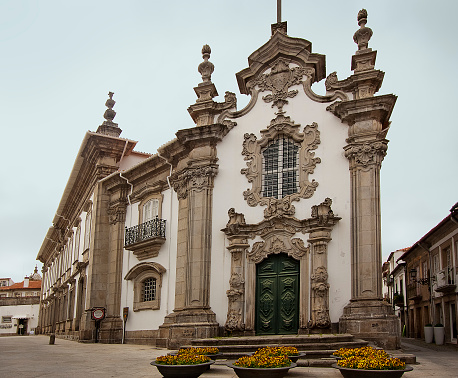 Capela das Malheiras, Casa da Praça, Viana do Castelo, Portugal. Portuguese barroque architecture