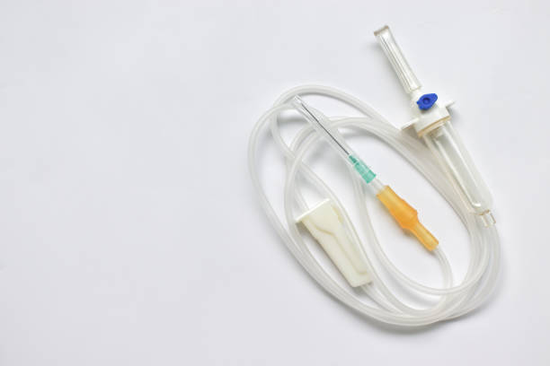 istock intravenous set,medical equipment on white background 1451091006