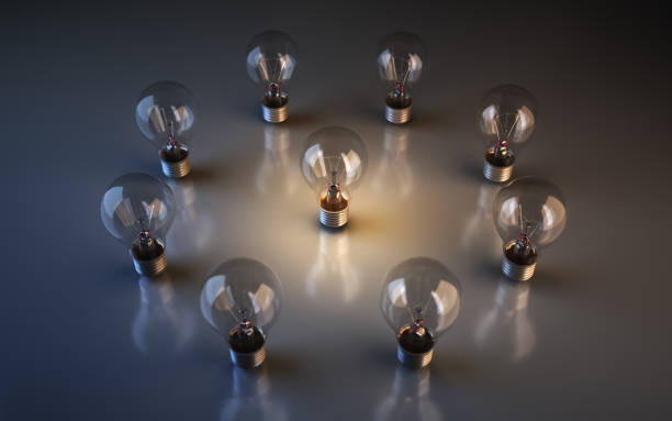 istock Idea lamp concept waiting to be found 1451098946