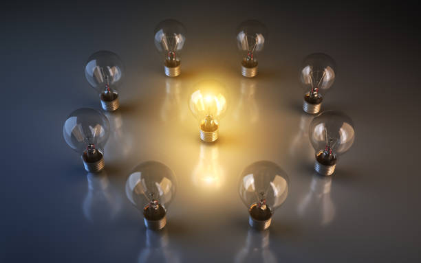 istock Innovation idea concept featured lamp concept 1451098970
