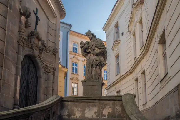 St. John of Nepomuk Statue at Chapel of St. John Sarkander - Olomouc, Czech Republic