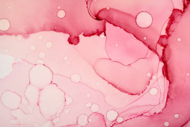 istock Abstract fluid art painting with alcohol ink. 1451104977