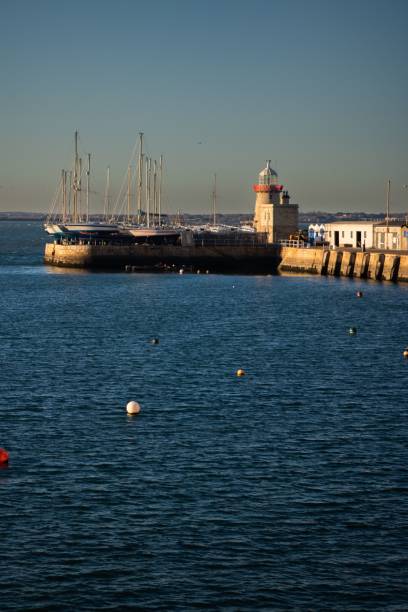 istock howth marina lighthouse in the pier wall 1451109365