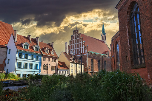 St. John`s church in the capital Riga, Latvia