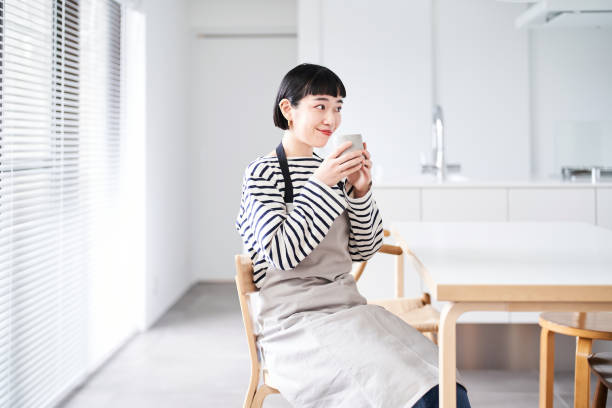istock A young woman resting in an apron 1451116098
