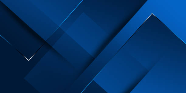 istock Abstract geometric elegant blue modern pattern colorful background 1451121750