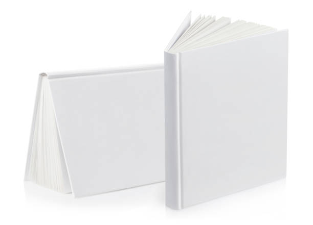 istock White hard cover books on white 1451128470