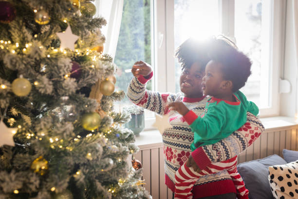 istock Christmas at home with family 1451146757