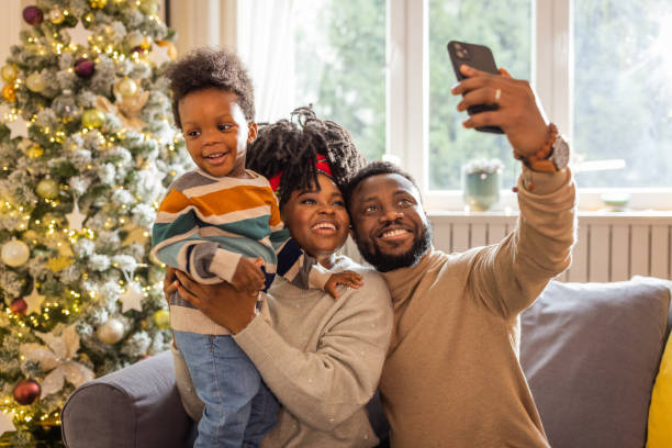 istock Christmas at home with family 1451147035