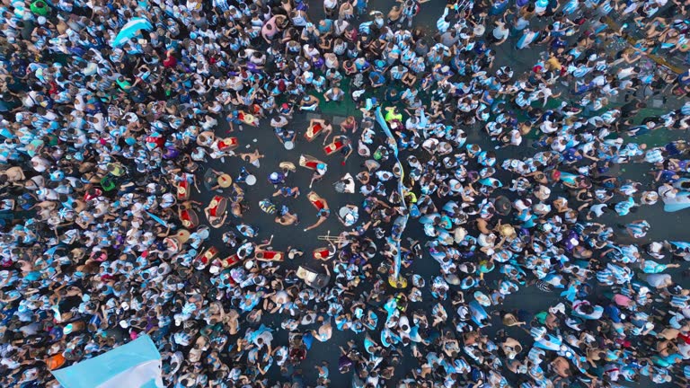 Argentina Winner Soccer World Champion Fans Celebration