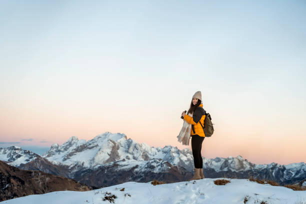 istock Young woman explorer looking at camera. 1451148719