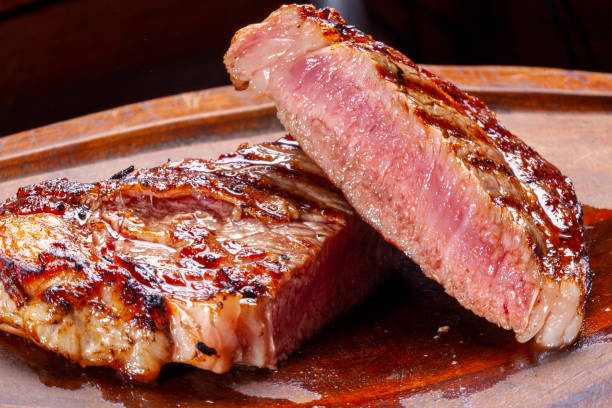 istock sliced grilled steak served , Picanha 1451148901