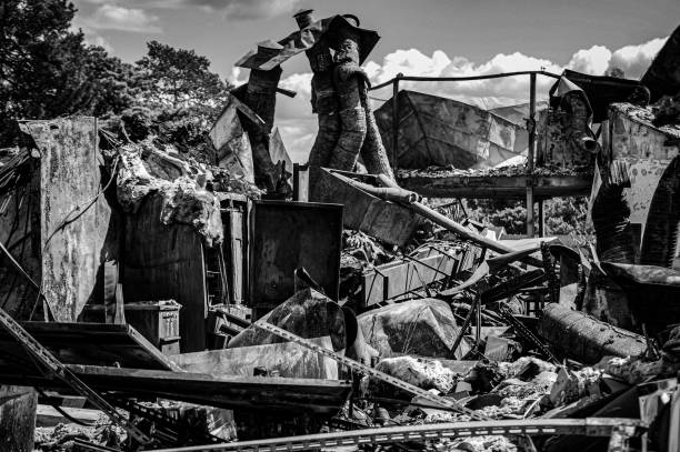 istock the remains of burned down restaurant building 1451152621