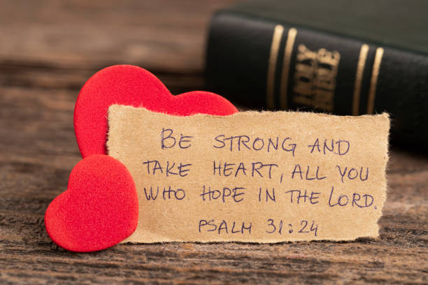 istock Handwritten Bible quote 1451158248