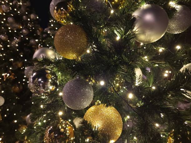 istock Street view Christmas decorations Christmas decorations illumination 1451169106