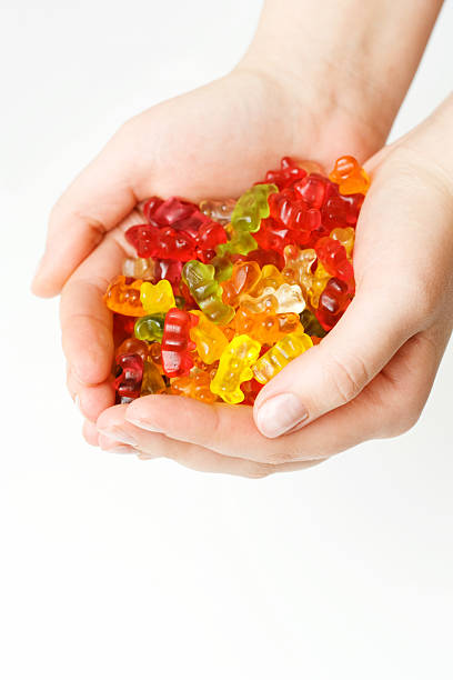 Jelly candy bears. stock photo