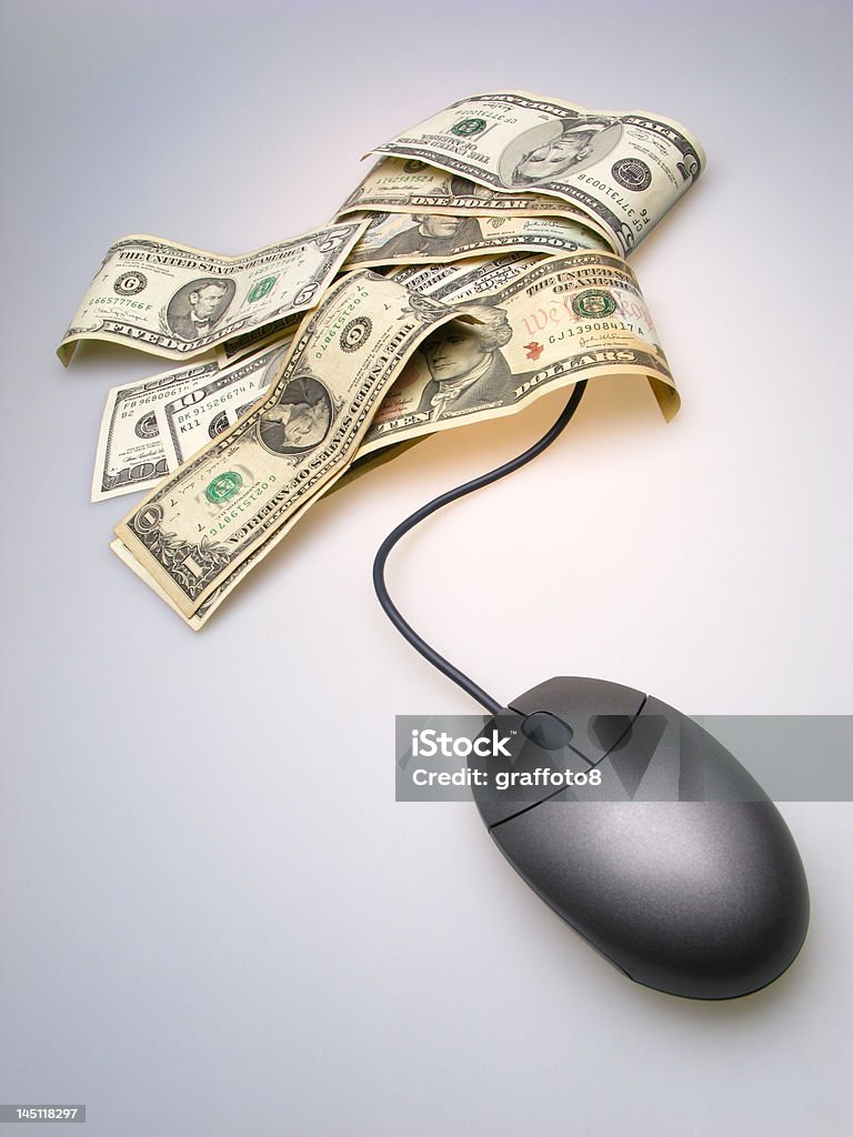 Доллар банкноты и мыши - Стоковые фото Бизнес роялти-фри