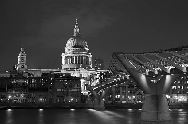 istock St. Paul's Cathedral and the London Millennium Bridge 145118698