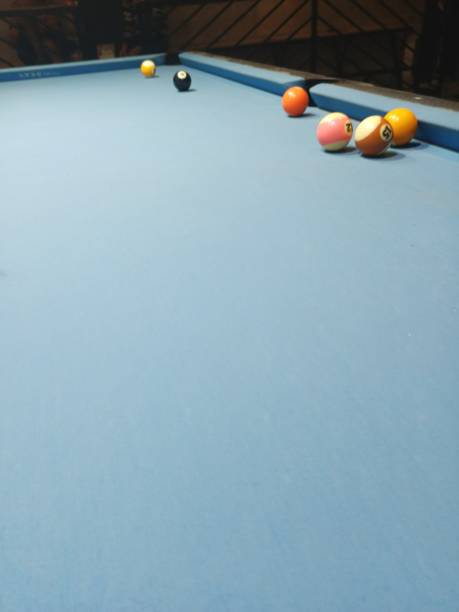 playing billiard ball in a slightly fancy place with a slightly expensive price so get a good place