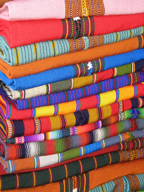 istock Pile of textiles 145119097