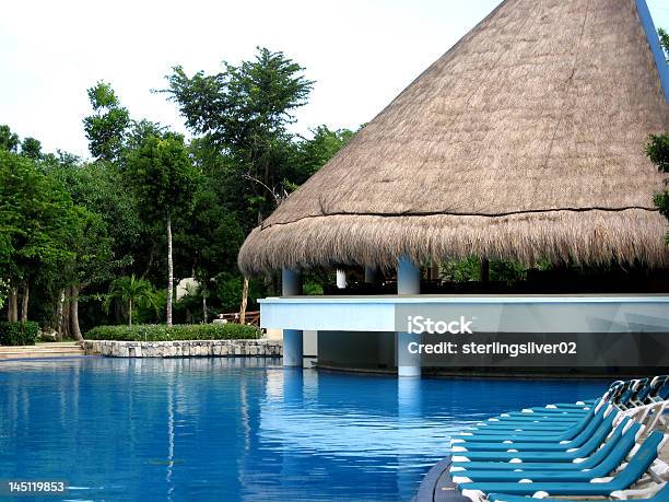 Resort Pool And Bar Stock Photo - Download Image Now - Mexico, Vacation Rental, Architecture