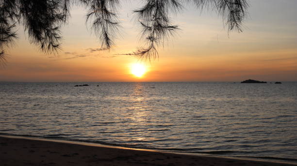 istock Sunrise in tropical island 1451207549