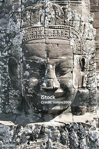 Photo libre de droit de Stone Visage Dangkor Wat Cambodge banque d'images et plus d'images libres de droit de Amour - Amour, Angkor, Antique