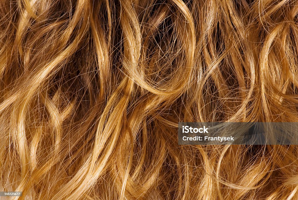 Blonde Cabelo Encaracolado-fundo - Royalty-free Adulto Foto de stock