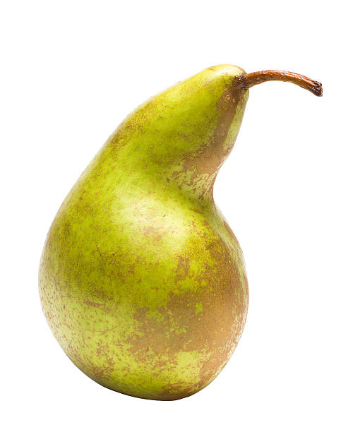 Isolated pear. stock photo