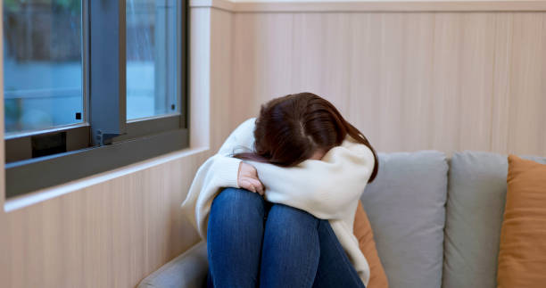 istock Woman suffering from depression 1451226658
