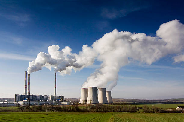 istock The Pocerady power station sending smoke 145123041