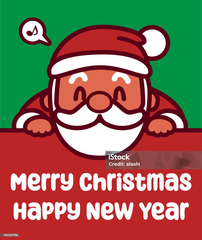 Vetores de Papai Noel Segura Um Sinal E Desejalhe Um Feliz Natal E Um Feliz  Ano Novo e mais imagens de Adulto - iStock