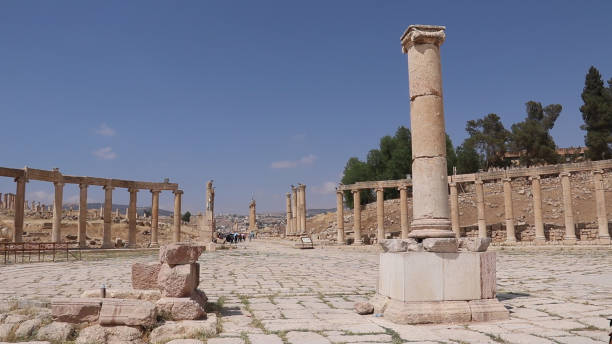 istock Oval Plaza at the ancient city of Jerash 1451258541
