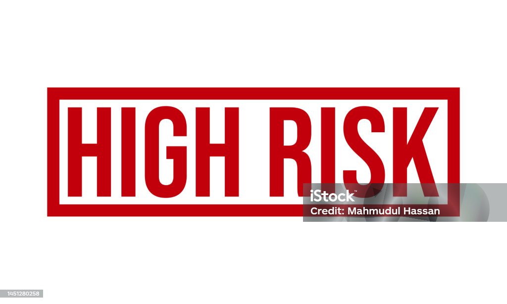 High Risk Status High Risk Rubber Stamp Seal Vector Stock Illustration - Download Image ...