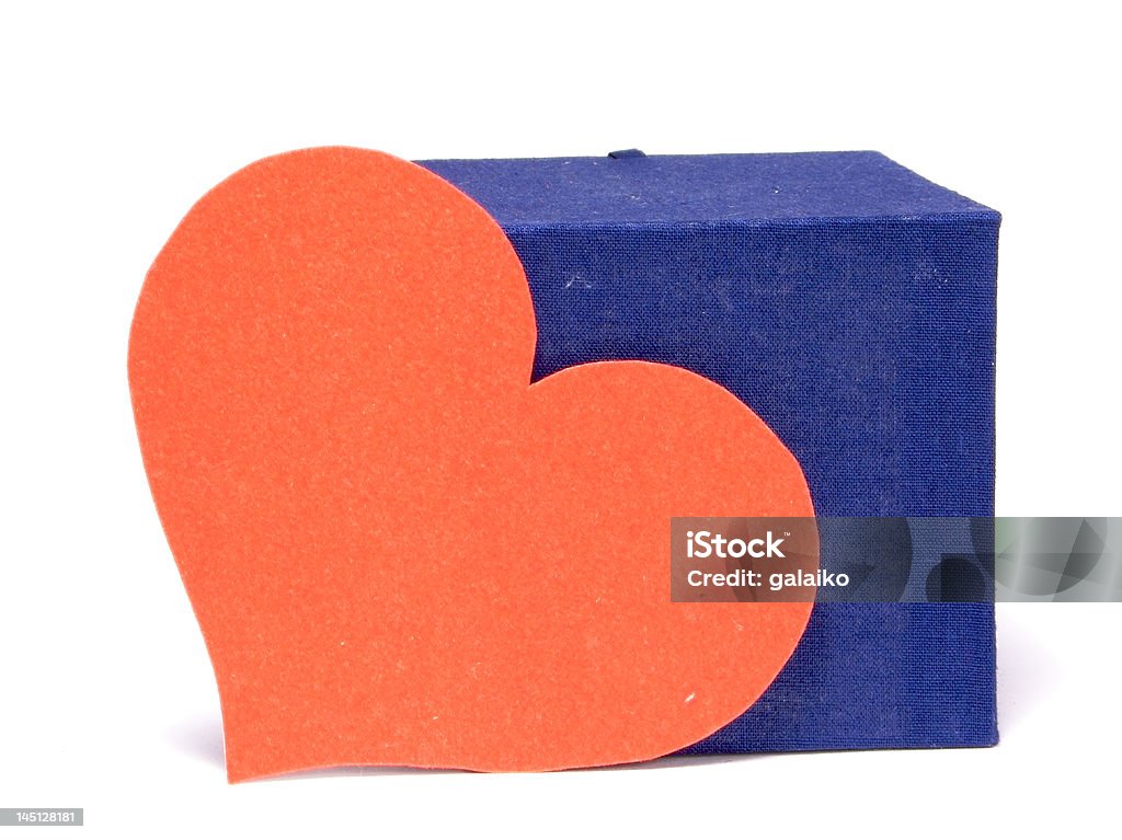 Caja y corazón - Foto de stock de Amor - Sentimiento libre de derechos