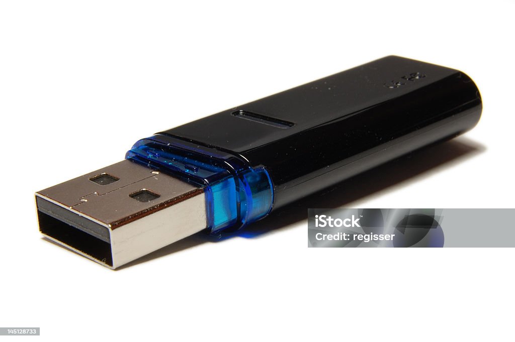 Azul USB flash - Royalty-free Abstrato Foto de stock