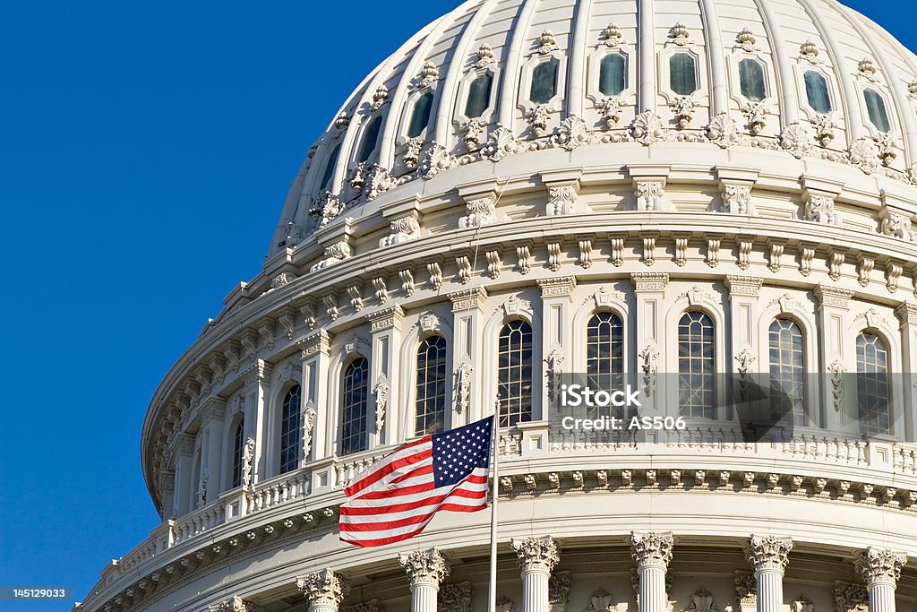 US Capitol Closeup Closeup of the US Capitol Building Dome Architectural Dome Stock Photo