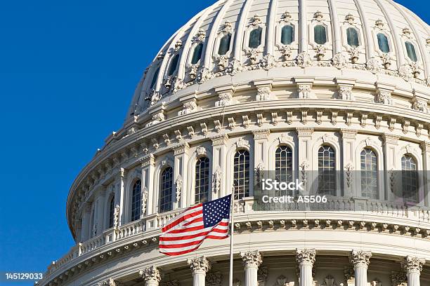 Us Capitol Closeup Stock Photo - Download Image Now - Architectural Dome, Capitol Building - Washington DC, Capitol Hill