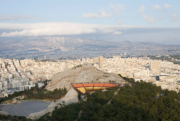 istock Overview of Athens, Greece from Lycabettus Hill 145129035