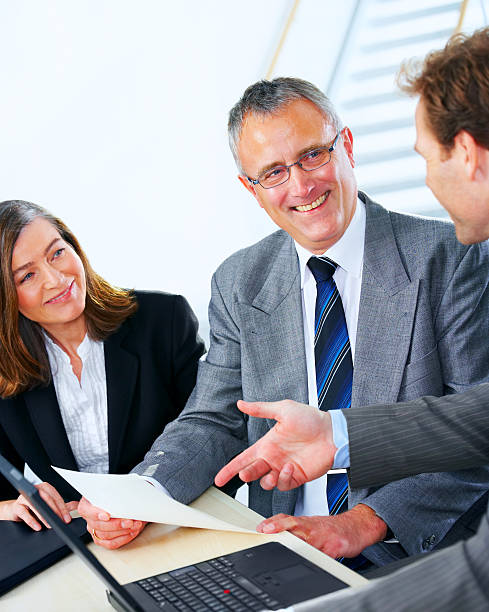 istock Business team at a meeting 145129210