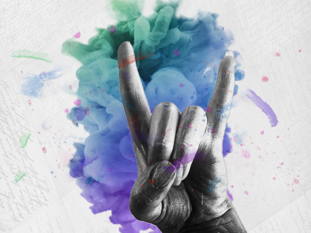 istock Colourful Sign Language for love 1451303241