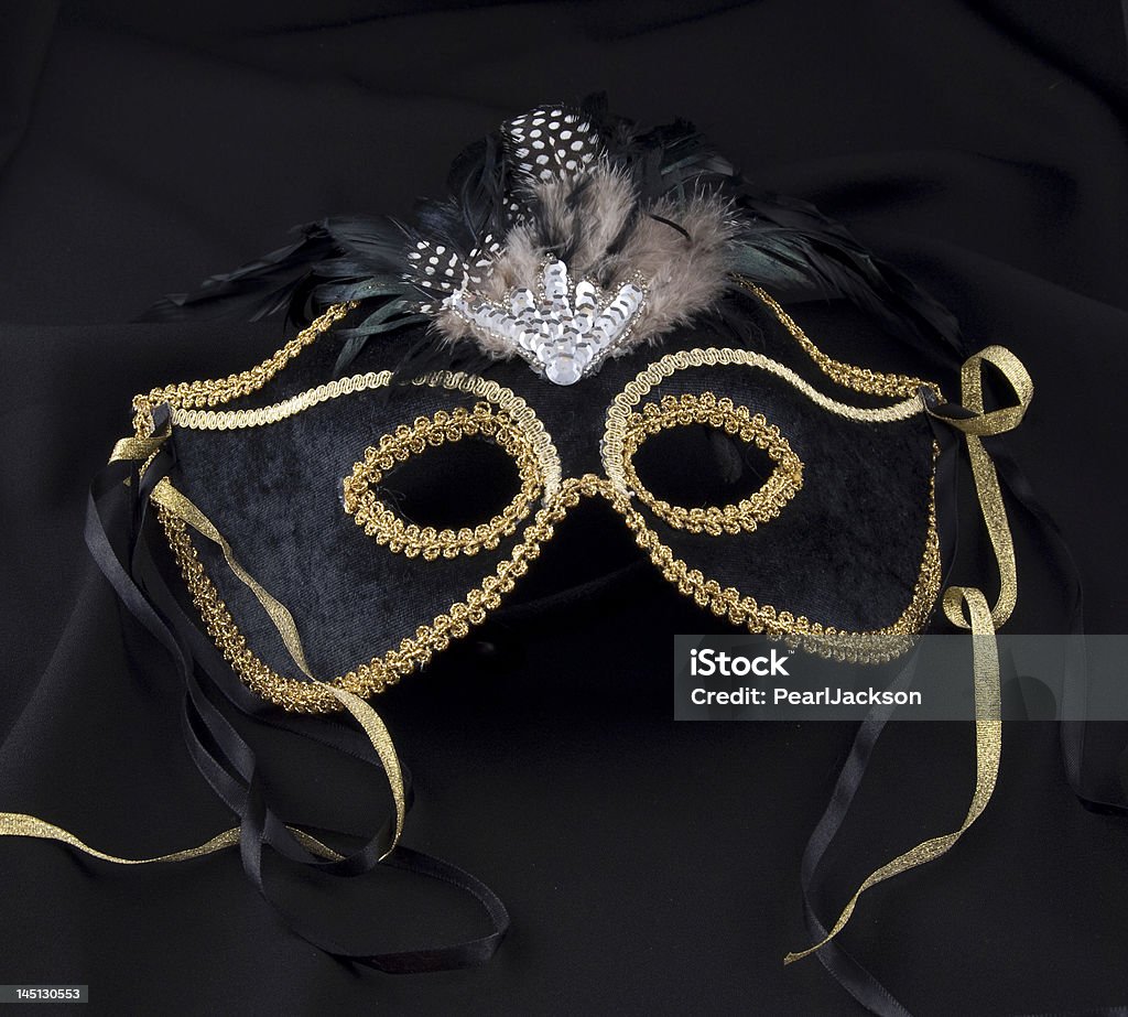 Mask decorative mask on black background Artificial Stock Photo