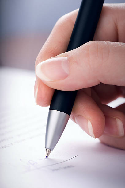 istock Signing of the contract 145130585