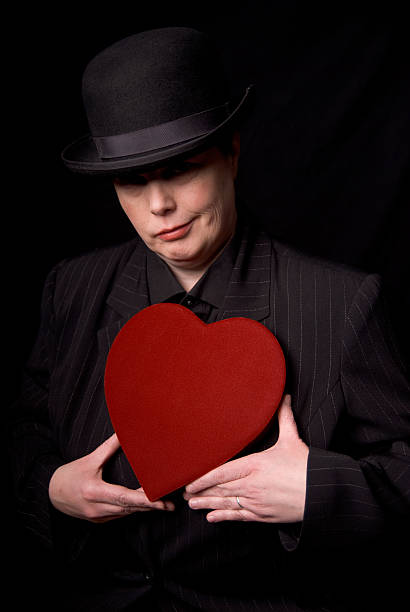 istock Woman with candy heart 145131046