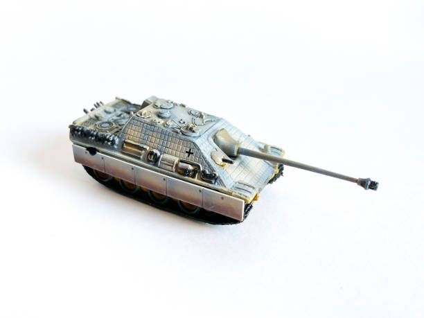 istock World war 2 tank model toy isolate on white background 1451312448