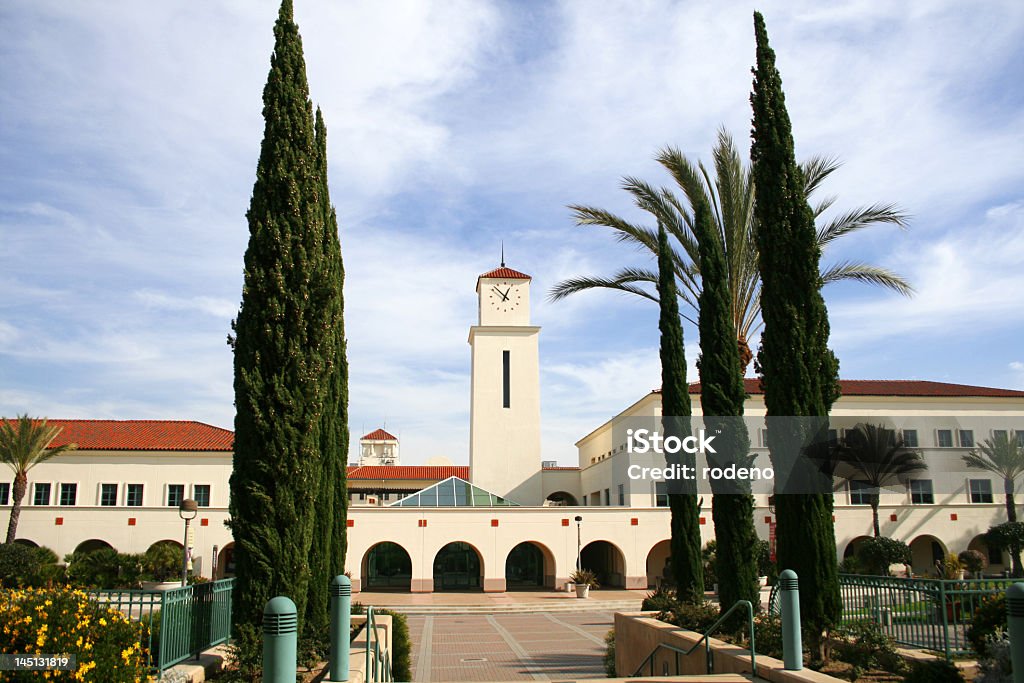 San Diego State University torre do relógio - Foto de stock de San Diego royalty-free