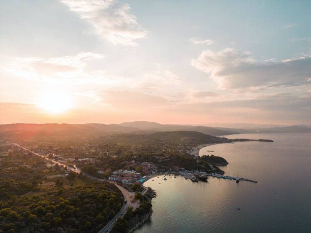 istock Morning Sunrays At Coastline In Halkidiki, Greece 1451322668